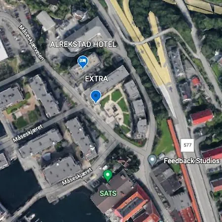 Alrekstad Sandviken Brygge 3* Берген